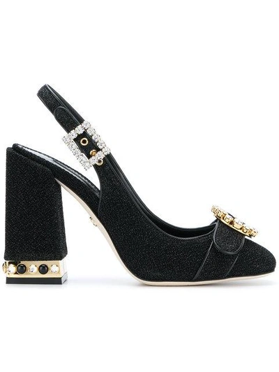 Shop Dolce & Gabbana Jackie Pumps In Black