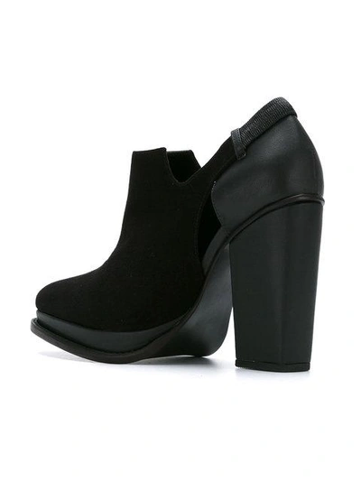 Studio Chofakian Suede Open Boots
