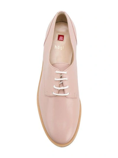 Shop Hogl Classic Oxfords In Pink
