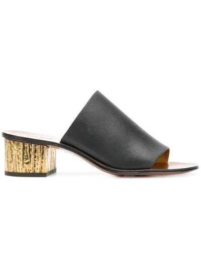 Shop Chloé Block Heeled Mules