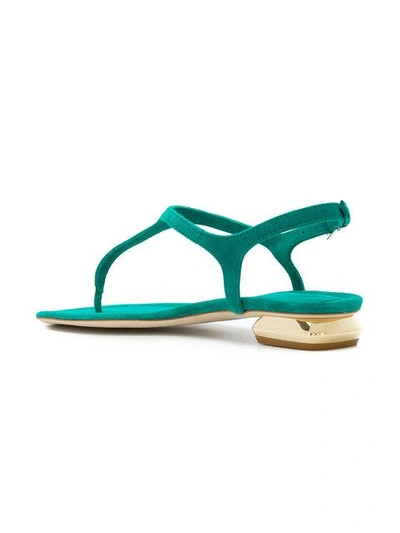 Shop Anna F . Thong Sandals - Green