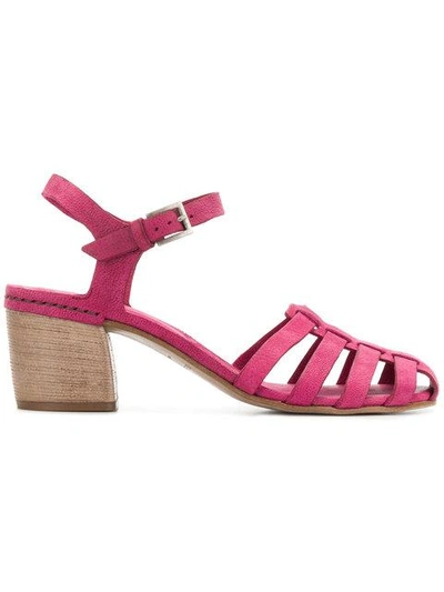 Shop Del Carlo 10321 Sandals In Pink