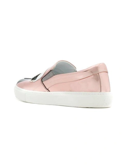 Shop Karl Lagerfeld Kupsole Karl Ikonic Sneakers In Pink