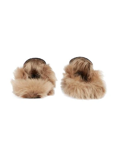 Shop Gucci Princetown Slippers In Brown