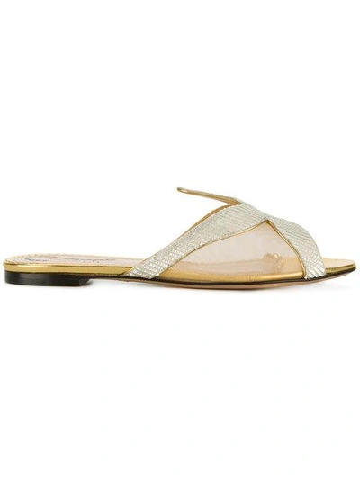 Shop Charlotte Olympia Sandy Marine Star Slides