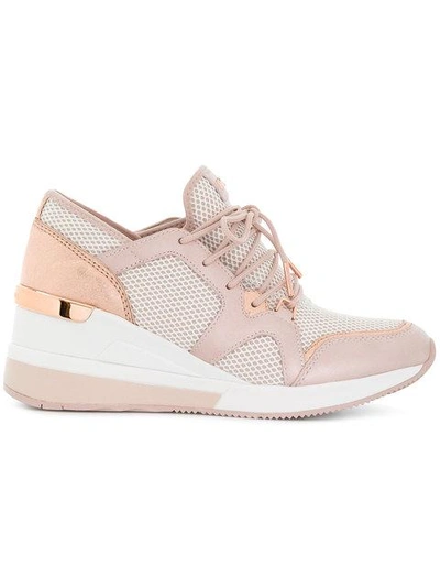 Shop Michael Michael Kors Scout Sneakers In Pink
