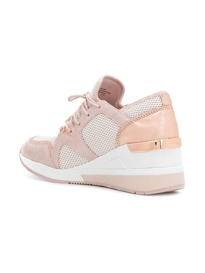 Shop Michael Michael Kors Scout Sneakers In Pink