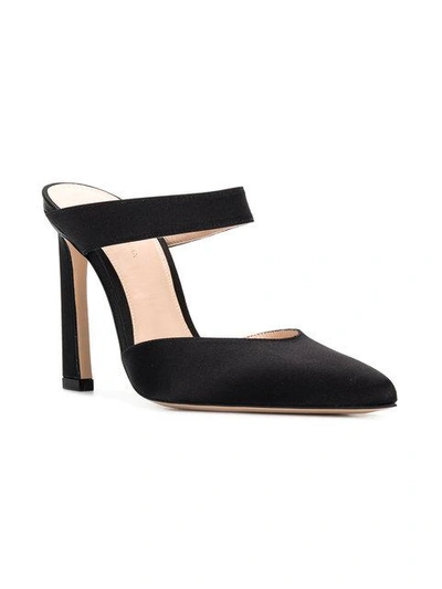 Shop Stuart Weitzman Eventually Mules In Black