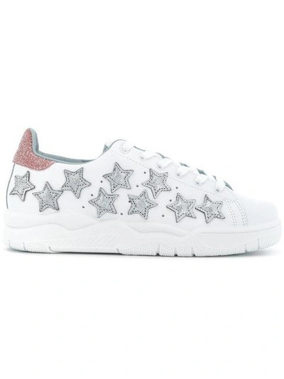 Shop Chiara Ferragni #findmeinwonderland Sneakers - White