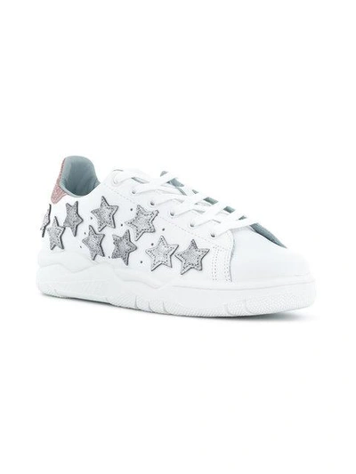 Shop Chiara Ferragni #findmeinwonderland Sneakers - White