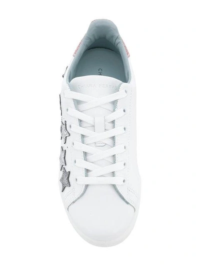 Shop Chiara Ferragni #findmeinwonderland Sneakers - White