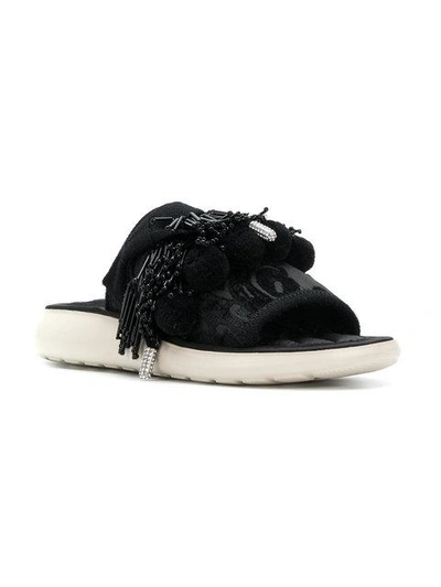 Shop Marc Jacobs Emerson Pom Pom Sports Sandals - Black