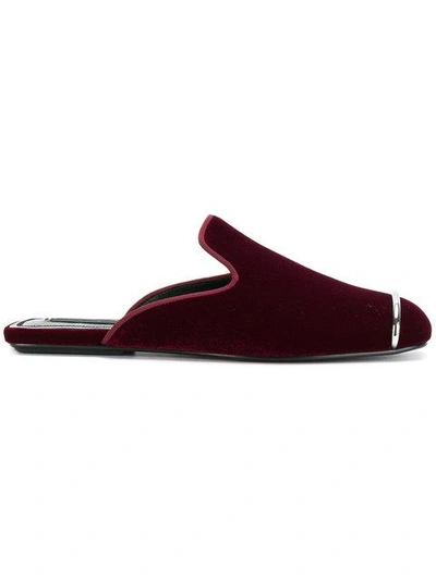 Shop Alexander Wang Jaelle Mules In 624/bordeaux