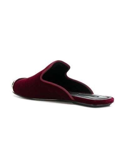 Shop Alexander Wang Jaelle Mules In 624/bordeaux