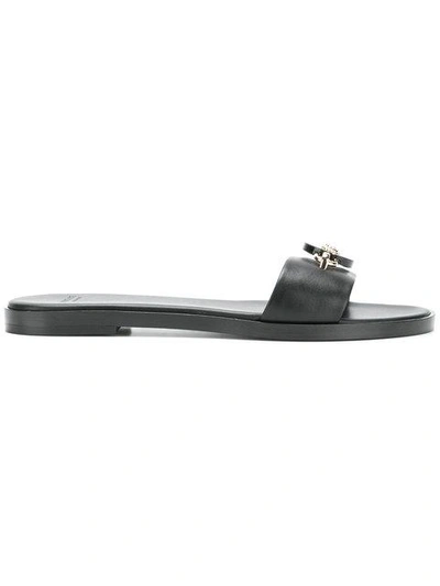 Shop Versace Medusa Slip-on Slides