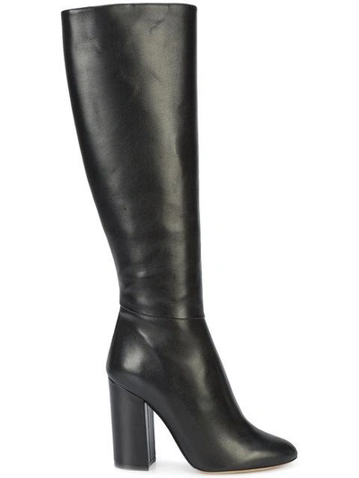 Shop Tabitha Simmons Sophie Knee High Boots In Black