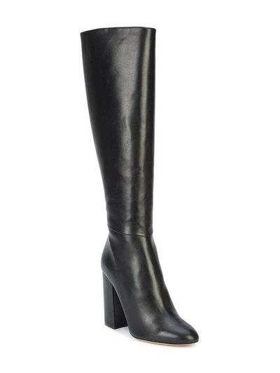 Shop Tabitha Simmons Sophie Knee High Boots In Black