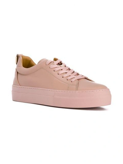 Buscemi Alice Calf Leather Platform Tennis Shoe In Dusty Pink | ModeSens