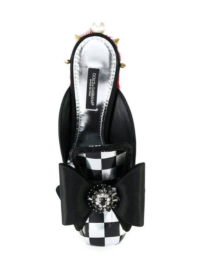 Shop Dolce & Gabbana Embellished Mules - Black