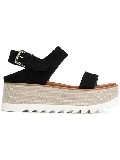 Shop Premiata Platform Open-toe Sandals - Black