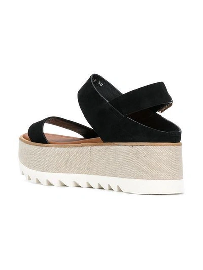 platform open-toe sandals