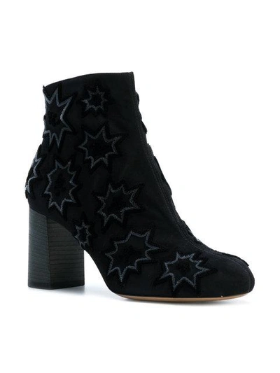 Shop Chloé Harper Ankle Boots In Black