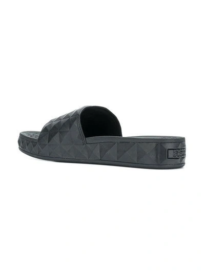 Shop Ash Spl Slider Sandals In Black