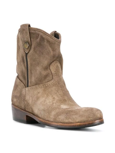 Alberto Fasciani "calipso 14038" Texan In Brown