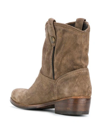 Alberto Fasciani "calipso 14038" Texan In Brown