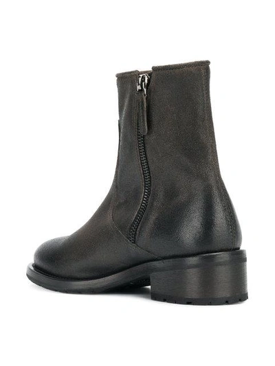 Shop Henderson Baracco Zipped Chelsea Boots In Black
