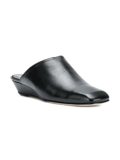 Shop Dorateymur Slip-on Wedge Mules - Black