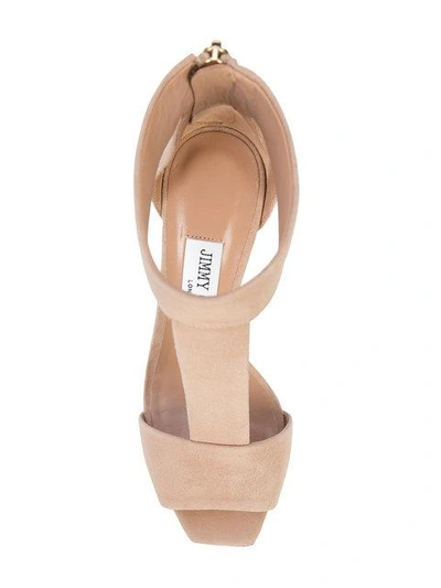 Shop Jimmy Choo Bethel 100 Sandals - Brown