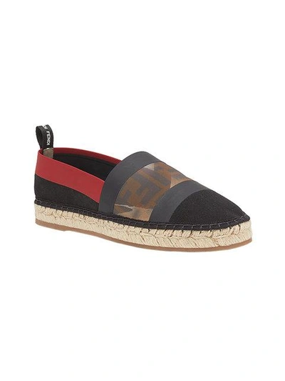 Shop Fendi Colibrì Espadrilles In Black