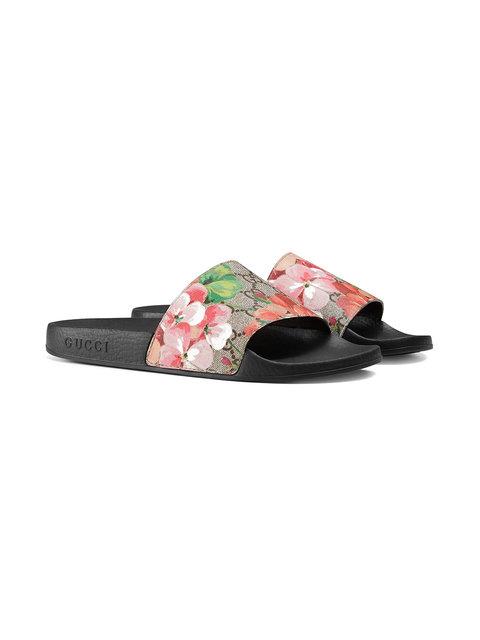 gucci gg blooms slides