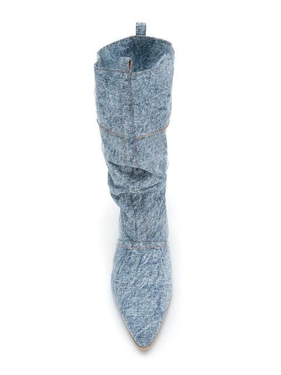 denim boots