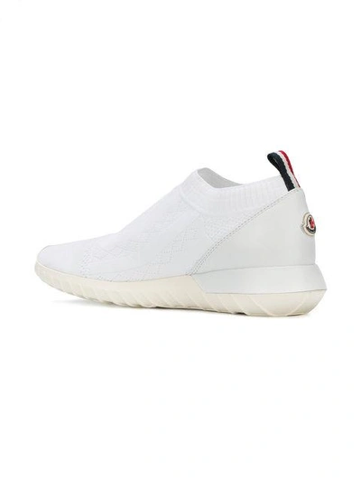 Shop Moncler Giroflee Sneakers In White