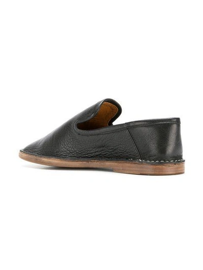 Shop Joseph Round Toe Loafers In Black