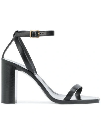 Shop Saint Laurent Tanger Sandals - Black