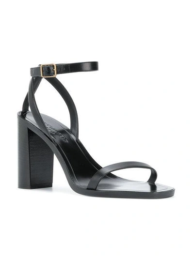 Shop Saint Laurent Tanger Sandals - Black