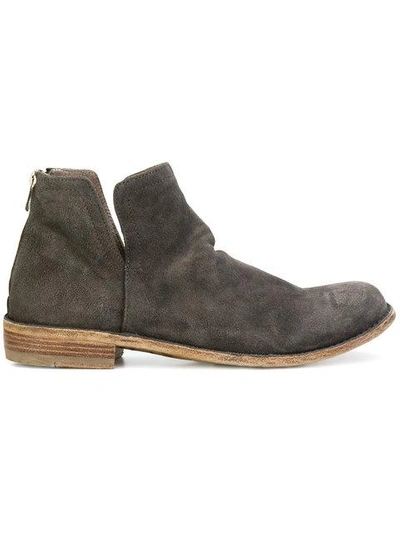 Shop Officine Creative Legrand Boots In Grey