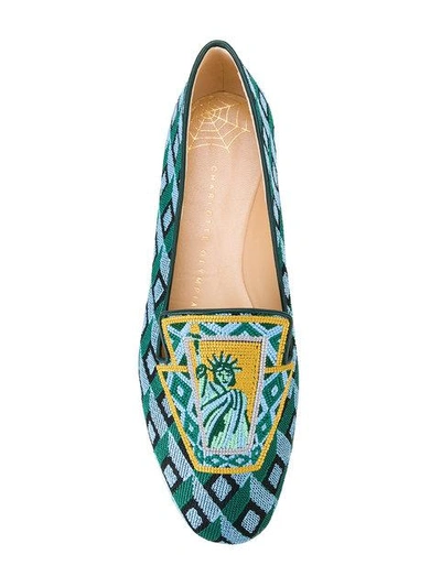 Shop Charlotte Olympia Statue Of Liberty Slippers