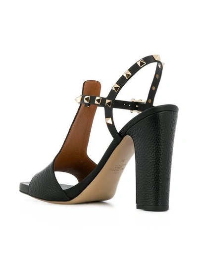 Shop Valentino Garavani Rockstud Sandals - Black