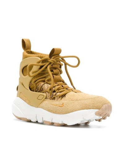 Shop Nike Air Footscape Mid Sneakers - Neutrals