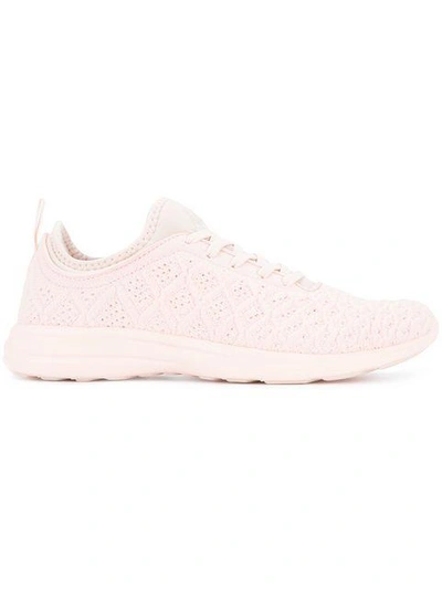 Shop Apl Athletic Propulsion Labs Apl Techloom Lace-up Sneakers - Farfetch In Pink