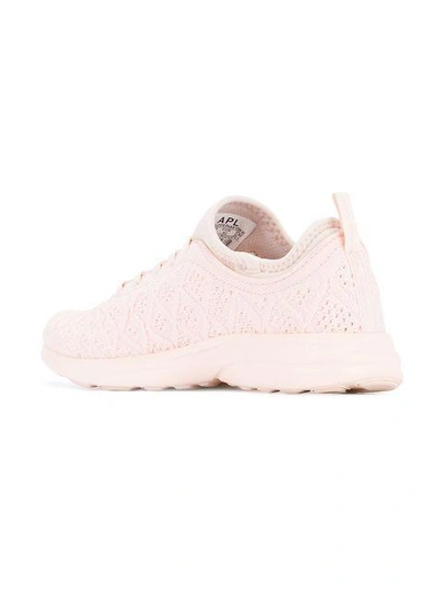 Shop Apl Athletic Propulsion Labs Apl Techloom Lace-up Sneakers - Farfetch In Pink