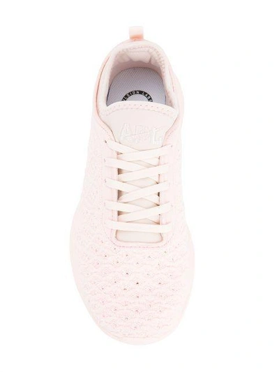 Shop Apl Athletic Propulsion Labs Apl Techloom Lace-up Sneakers - Farfetch In Pink