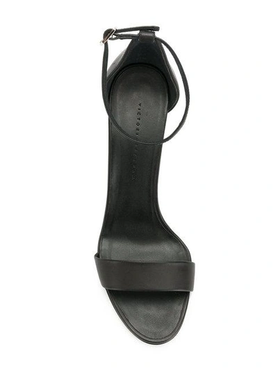 Shop Victoria Beckham Classic Sandals In Black