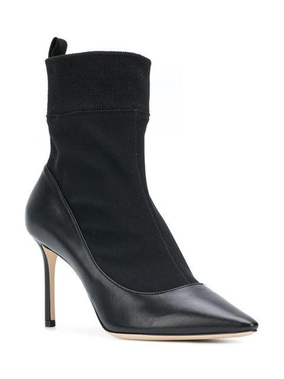 Shop Jimmy Choo Brandon 85 Boots In Black