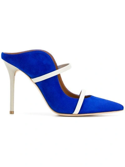 Shop Malone Souliers Maureen 100 Pumps In Electric