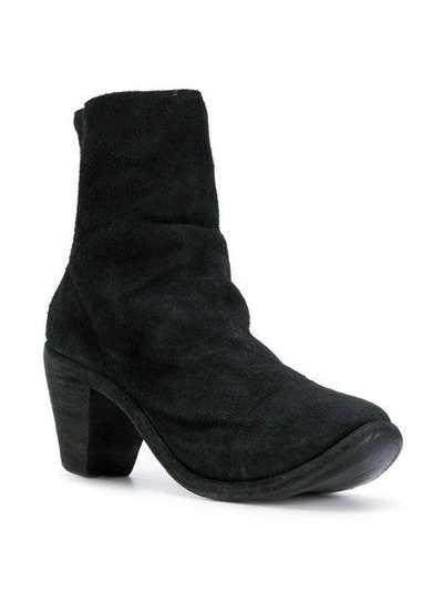 Shop Guidi Split Ankle Boots - Black